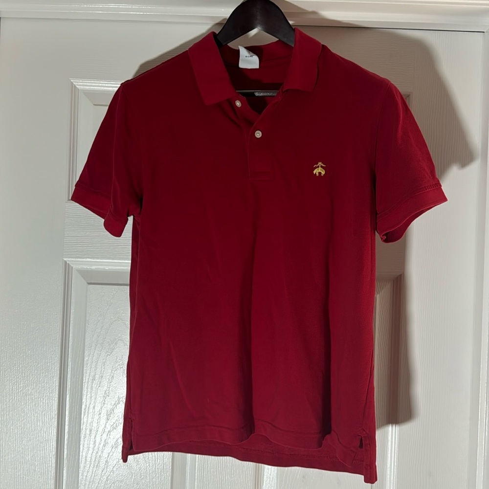 Brooks Brothers Golden Fleece Polo Red Size Medium